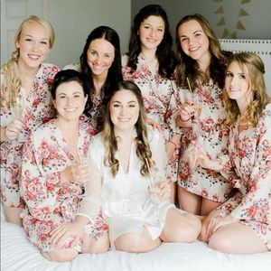 Light Pink Floral Robe